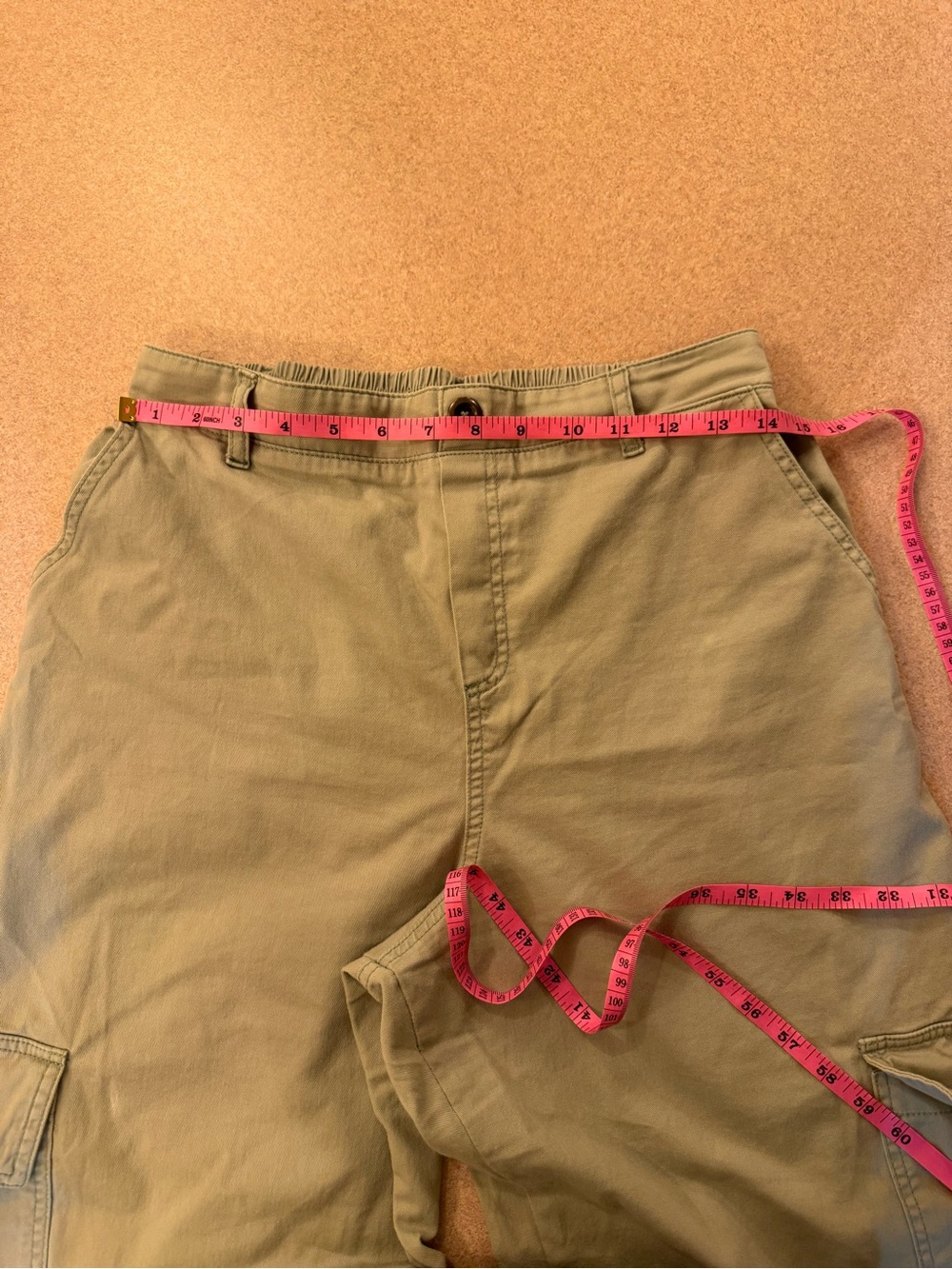 wild fable Wide Leg Cargo Pants in light Green - Picture 3 of 5